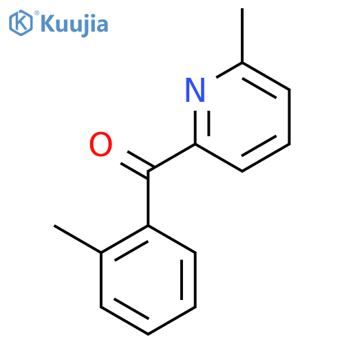 2-(2-Methylbenzoyl)-6-methylpyridine structure