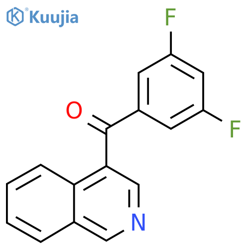 4-(3,5-Difluorobenzoyl)isoquinoline structure