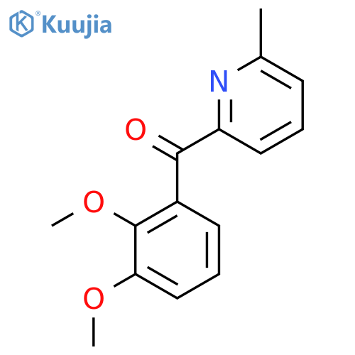 2-(2,3-Dimethoxybenzoyl)-6-methylpyridine structure