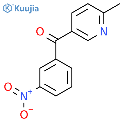 2-Methyl-5-(3-nitrobenzoyl)pyridine structure
