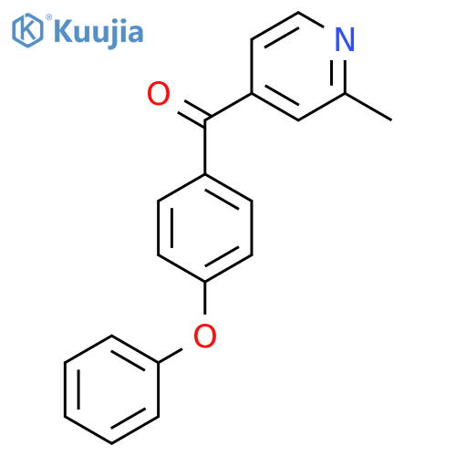 2-Methyl-4-(4-phenoxybenzoyl)pyridine structure