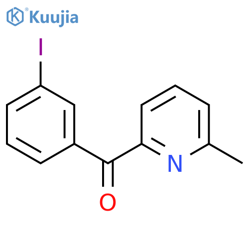 2-(3-Iodobenzoyl)-6-methylpyridine structure
