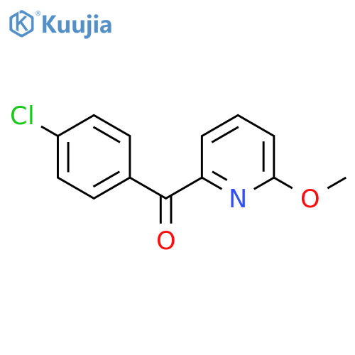 2-(4-Chlorobenzoyl)-6-methoxypyridine structure