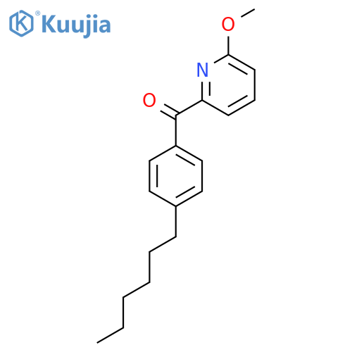 2-(4-Hexylbenzoyl)-6-methoxypyridine structure