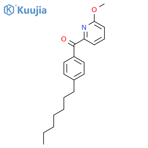 2-(4-Heptylbenzoyl)-6-methoxypyridine structure