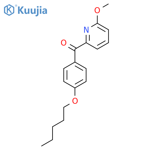 6-Methoxy-2-(4-pentoxybenzoyl)pyridine structure