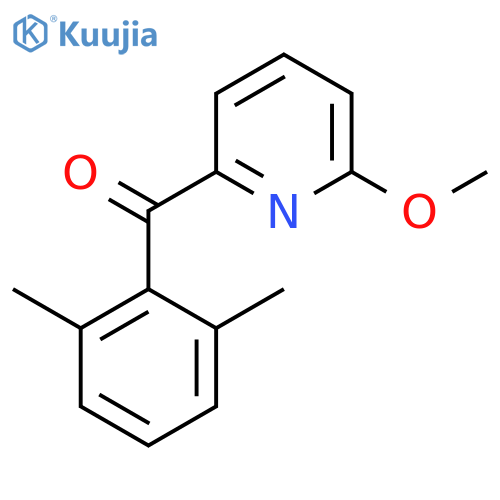 2-(2,6-Dimethylbenzoyl)-6-methoxypyridine structure