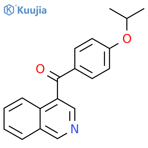 4-(4-Isopropoxybenzoyl)isoquinoline structure