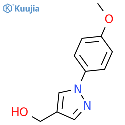 1H-Pyrazole-4-methanol, 1-(4-methoxyphenyl)- structure