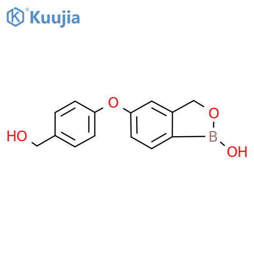 5-(4-(Hydroxylmethyl)phenoxy)benzoc1,2oxaborol-1-(3H)-ol structure