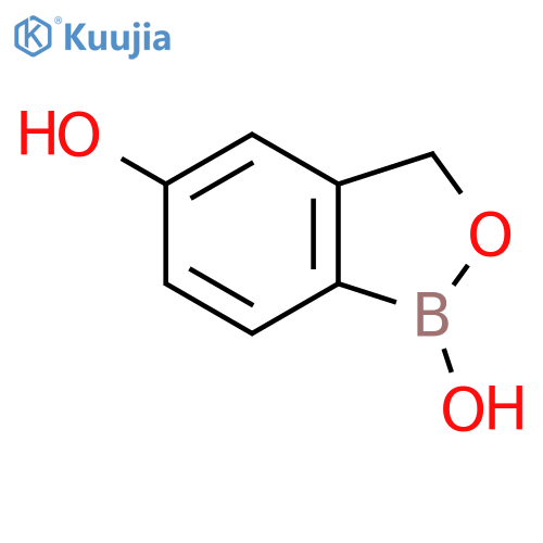 1,3-dihydro-2,1-benzoxaborole-1,5-diol structure