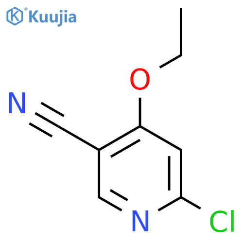 6-CHLORO-4-ETHOXYNICOTINONITRILE structure