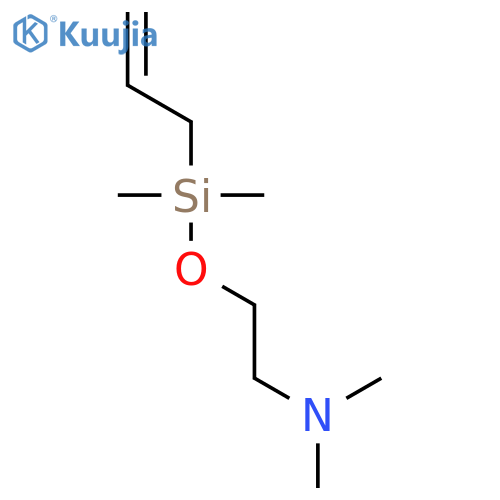 Ethanamine, 2-[(dimethyl-2-propenylsilyl)oxy]-N,N-dimethyl- structure