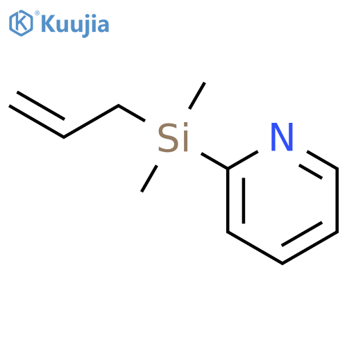 Pyridine,2-(dimethyl-2-propen-1-ylsilyl)- structure