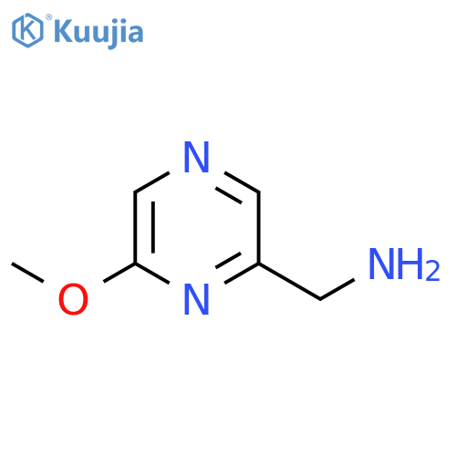(6-methoxypyrazin-2-yl)methanamine structure