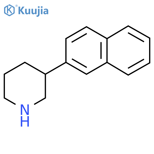 3-(Naphthalen-2-yl)piperidine structure