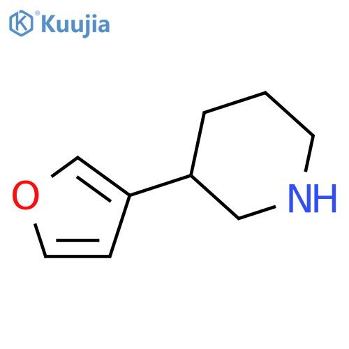 3-(furan-3-yl)piperidine structure