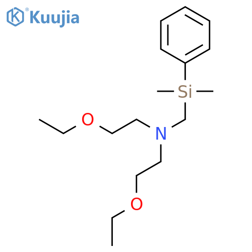Ethanamine, N-[(dimethylphenylsilyl)methyl]-2-ethoxy-N-(2-ethoxyethyl)- structure