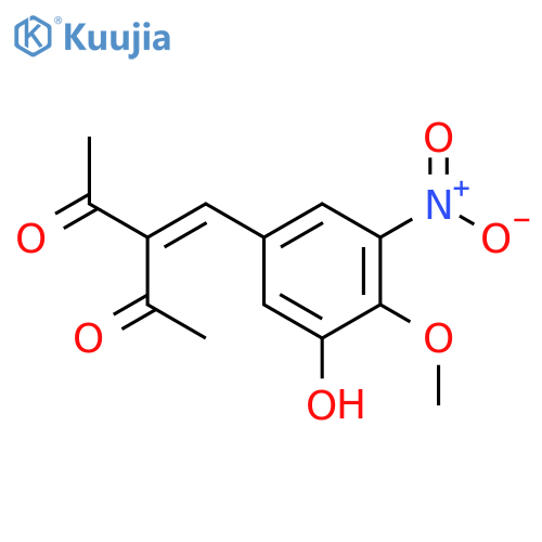 2,4-Pentanedione,3-[(3-hydroxy-4-methoxy-5-nitrophenyl)methylene]- structure