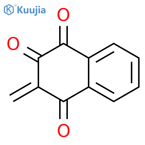 1,2,4(3H)-Naphthalenetrione, 3-methylene- structure