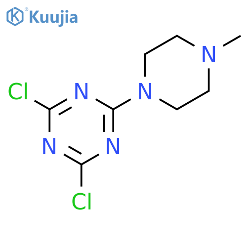 2,4-dichloro-6-(4-methyl-1-piperazinyl)-1,3,5-Triazine structure