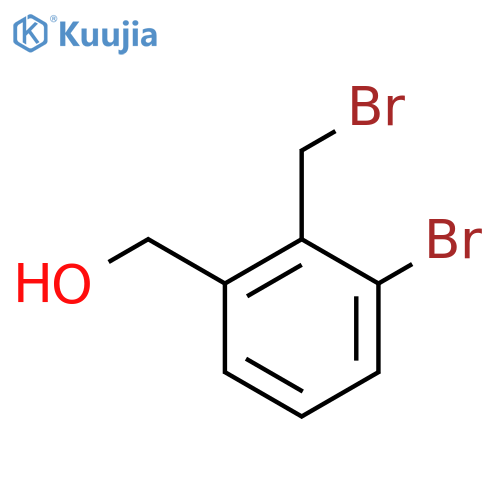 (3-Bromo-2-(bromomethyl)phenyl)methanol structure
