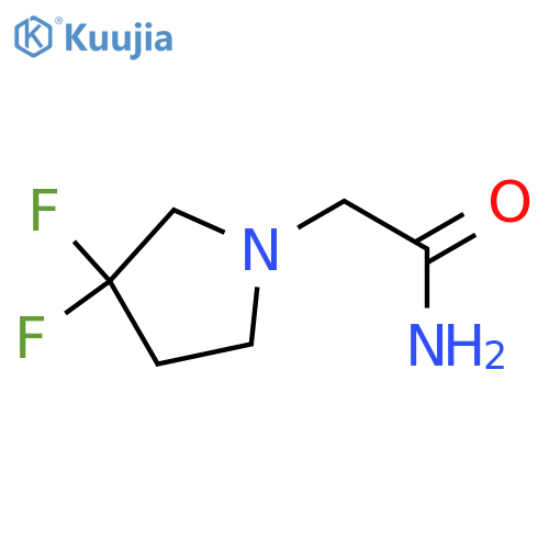 2-(3,3-difluoropyrrolidin-1-yl)acetamide structure