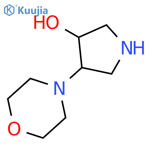 trans-4-(4-Morpholinyl)-3-pyrrolidinol Dihydrochloride structure