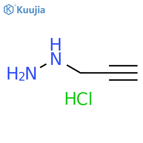 (prop-2-yn-1-yl)hydrazine hydrochloride structure