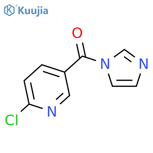 (6-chloro-3-pyridinyl)-1H-imidazol-1-yl-Methanone structure