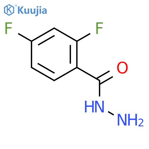 2,4-Difluorobenzoic acid hydrazide structure