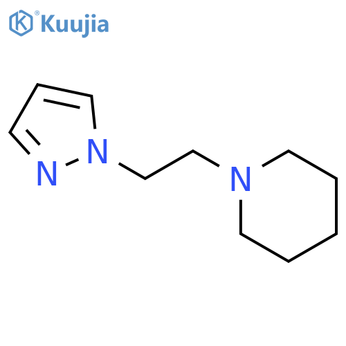 (1-2-Piperidinoethyl)pyrazole structure
