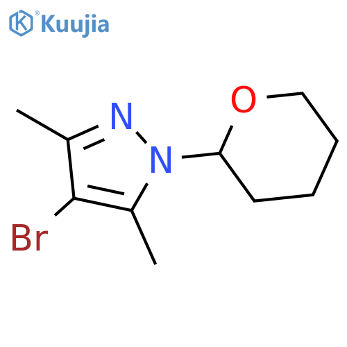 4-Bromo-3,5-dimethyl-1-(tetrahydropyran-2-yl)pyrazole structure