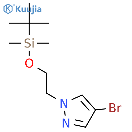 4-Bromo-1-(2-(t-butyldimethylsilyloxy)ethyl)pyrazole structure