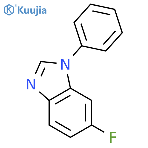 6-Fluoro-1-phenylbenzoimidazole structure