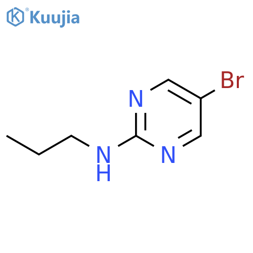 5-Bromo-2-propylaminopyrimidine structure