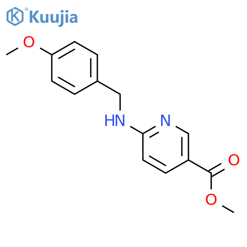 Methyl 6-((4-methoxybenzyl)amino)nicotinate structure