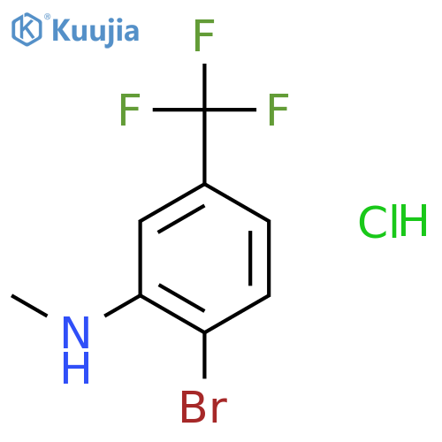 N-Methyl 2-bromo-5-(trifluoromethyl)aniline hydrochloride structure
