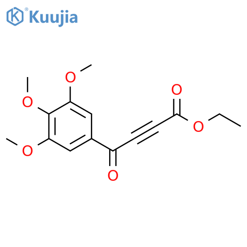 2-Butynoic acid, 4-oxo-4-(3,4,5-trimethoxyphenyl)-, ethyl ester structure