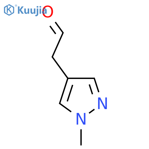 2-(1-Methyl-1H-pyrazol-4-yl)acetaldehyde structure