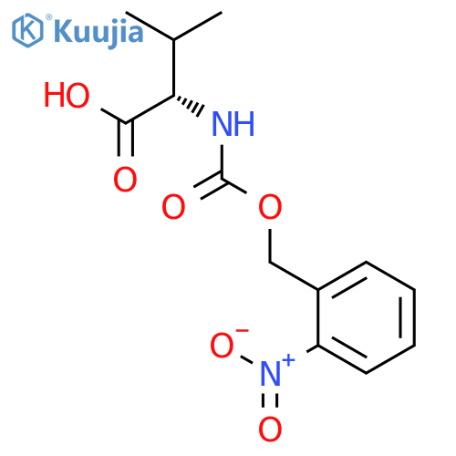L-Valine, N-[[(2-nitrophenyl)methoxy]carbonyl]- structure