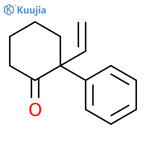 Cyclohexanone, 2-ethenyl-2-phenyl- structure