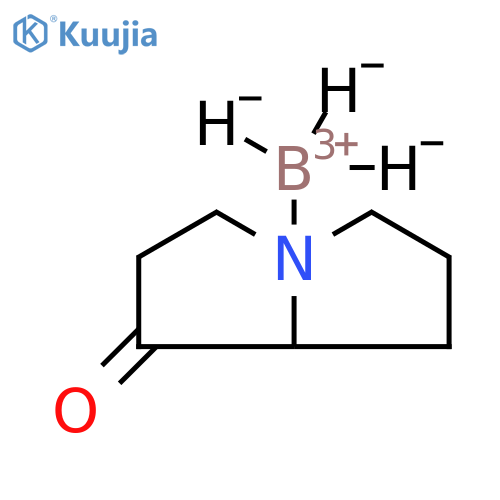 Boron,(hexahydro-1H-pyrrolizin-1-one-N4)trihydro-, [T-4-(4R-cis)]- (9CI) structure