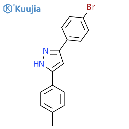 3-(4-Bromophenyl)-5-(p-tolyl)-1H-pyrazole structure