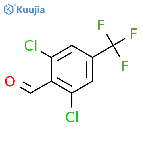 2,6-Dichloro-4-trifluoromethylbenzaldehyde structure