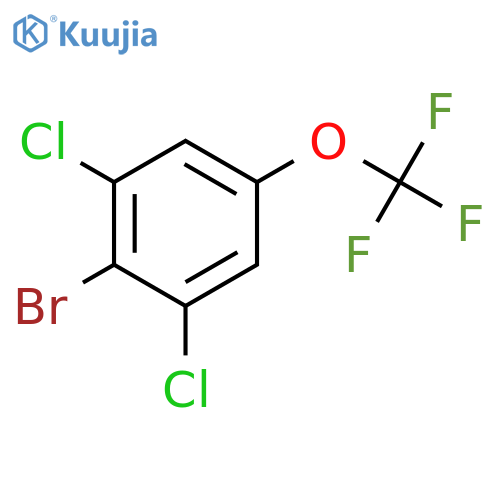 Benzene,2-bromo-1,3-dichloro-5-(trifluoromethoxy)- structure