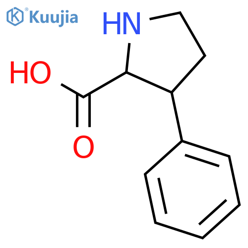 (2R,3S)-3-Phenylpyrrolidine-2-carboxylic acid structure