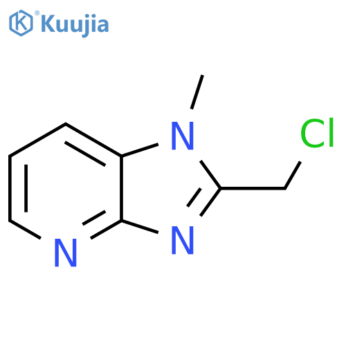 2-(chloromethyl)-1-methyl-1H-imidazo4,5-bpyridine structure