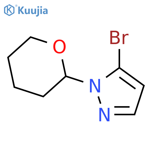 5-Bromo-1-(tetrahydro-2H-pyran-2-yl)-1H-pyrazole structure