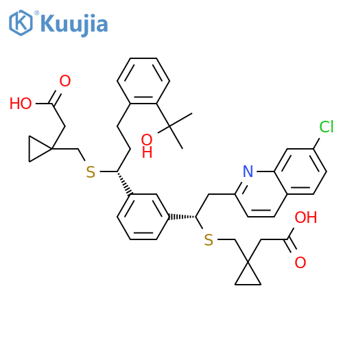 (R,S)-Montelukast Bis-sulfide structure
